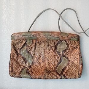 Vintage Varon Snakeskin  Women's Clutch